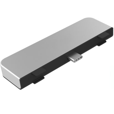 Adaptador Hub HyperDrive 4 en 1 USB-C Gris para iPad Pro