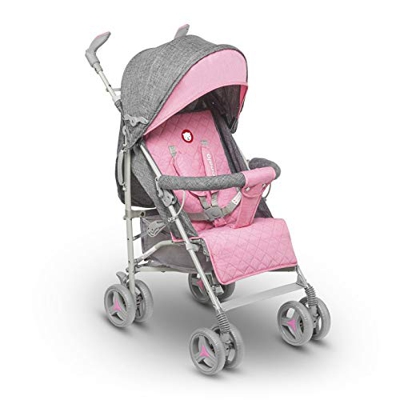 Lionelo LO-IRMA PINK Irma buggy - Carrito de viaje plegable con posición tumbada, 7 kg, color rosa