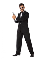 Disfraz agente secreto en smoking hombre características