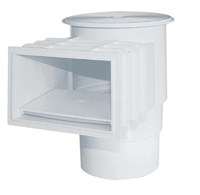 Productos QP Skimmer Boca 200 Abs Tapa Cuadrada, Negro, 42.5x46x28 cm, 500183C