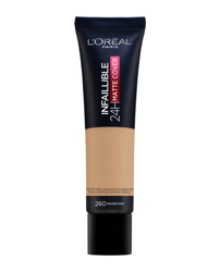 Infalible 24H Matte Cover 260 Soleil DorÃ© características