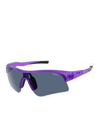 Polaroid - Gafas De Sol Unisex De Montura Al Aire En Morado Translucido Con Lentes Polarizadas precio