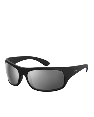 Polaroid - Gafas De Sol Unisex Rectangulares En Negro Con Lentes Polarizadas