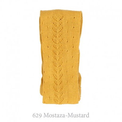 Leotardo Perlé Calado Lateral Condor. 2 629-mostaza
