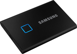 Samsung Portable SSD T7 Touch 1TB Black en oferta