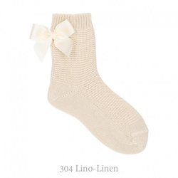 Calcetín Corto Punto Bobo Con Lazo Condor. 304-lino 2 en oferta