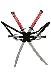Disfraz de ninja - Set de armas ninja, katanas a la espalda - talla única (Rubie's 6672) en oferta