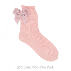 Calcetín Corto Punto Bobo Con Lazo Condor. 526-rosa Palo 2 en oferta