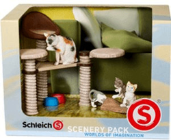 Schleich Cat Scenery Pack características