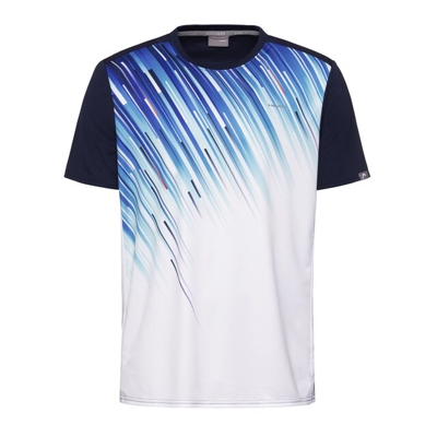 HEAD Slider Camiseta De Manga Corta Hombres - Blanco, Azul