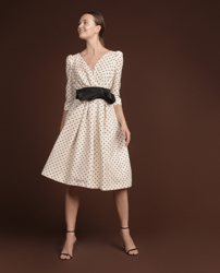 Woman Fiesta El Corte Inglés - Vestido De Lunares Con Lazada En La Cintura precio