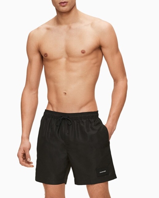 Calvin Klein - Bañador Bermuda De Hombre Negro