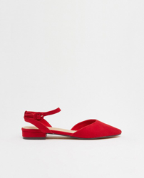 Sfera - Sandalias Planas De Mujer Talón Básica Rojo a un precio más barato  - Shoptize