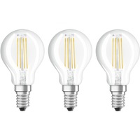 Osram Pack 3Unidades Led Base Esferica Filamento 40 No Regulable 4W/840 E14