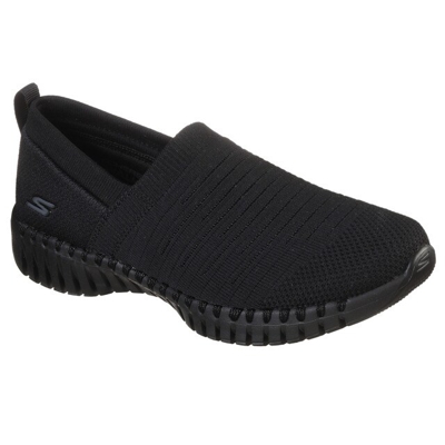 Skechers - Zapatillas Deportivas De Mujer Skeckers En Negro Sin Cordones