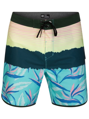Hurley Phantom Playa Grande 18" Boardshorts verde