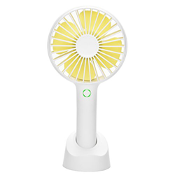 QINUKER Mini Ventilador de Mano portátil USB Recargable con Pilas Ventilador de Mano con Base, batería 2500mAh, 4 Modos para el hogar, Oficina, Dormit características