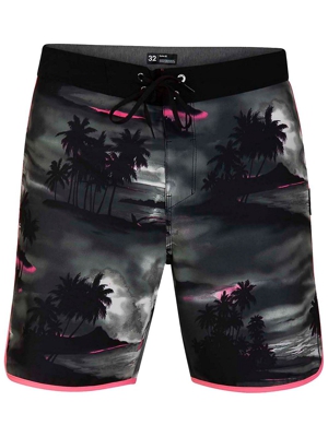 Hurley Phantom Waikiki 18" Boardshorts negro