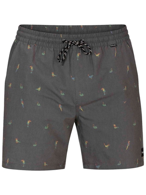 Hurley Birds Volley 17" Shorts negro