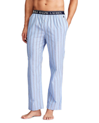 Polo Ralph Lauren - Pantalón De Pijama Largo De Tela De Hombre Azul a un más barato - Shoptize