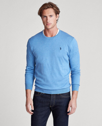 Polo Ralph Lauren - Jersey De Hombre Azul Con Cuello Caja a un precio más  barato - Shoptize