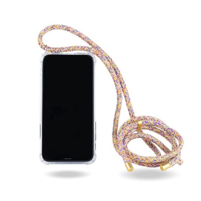 Hanek - Carcasa Con Colgante IPhone X S Max Cordón Color Unicorn Acabado De Latón