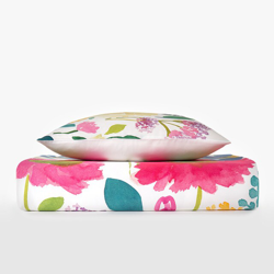 Bluebellgray - Juego De Funda Nórdica Algodón 300 Hilos Zinnia Multicolor Cama 135 cm en oferta