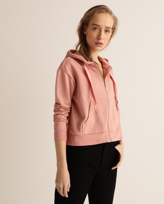 Easy Wear - Sudadera Con Cremallera De Mujer Con Capucha Y Bolsillos