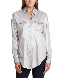 Lauren Ralph Lauren - Blusa De Mujer Lisa Con Manga Larga en oferta