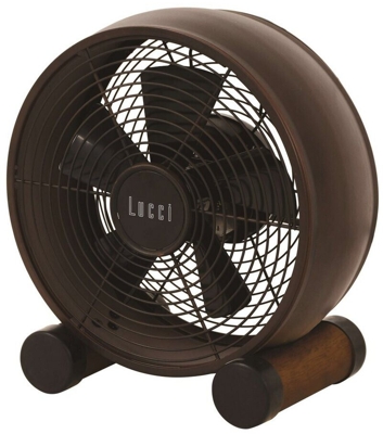 Ventilador de mesa 20 cm Bronce Lucci Air 213121EU