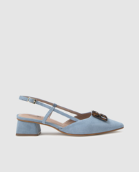 Compra Gloria Ortiz - Zapatos De Salón De Mujer En Piel Azul Con Adorno  Logo GO al mejor precio - Shoptize