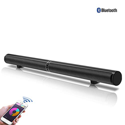 Altavoz de la Barra de Sonido, Altavoz Bluetooth Estéreo Subwoofer Incorporado Sonido Envolvente con Control Remoto Inalámbrico Sistema de Cine en cas precio