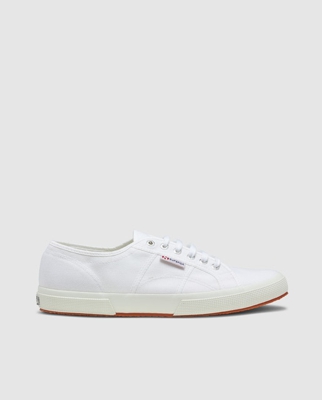 Superga - Zapatillas De Lona De Hombre De Color Blanco