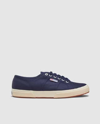 Superga - Zapatillas De Lona De Hombre De Color Azul Marino