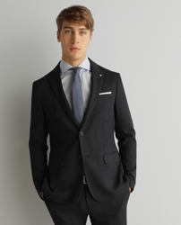 Fórmula Joven - Chaqueta De Traje De Hombre Slim Azul Marino, precio y  características - Shoptize