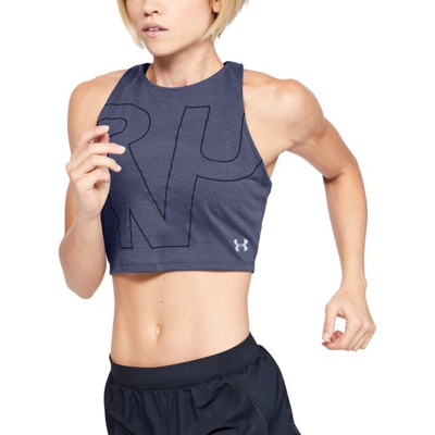 Under Armour - Camiseta De Mujer Qualifier Iso-Chill Embossed