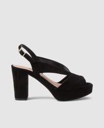 Gloria Ortiz - Sandalias De Tacón De Mujer De Piel En Color Negro a un  precio más barato - Shoptize