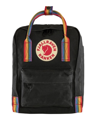 Fjällräven Kånken Rainbow Mini black/rainbow pattern