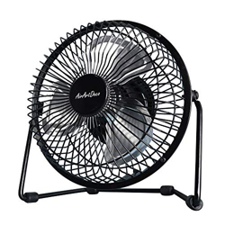 AirArtDeco Ventilador de Escritorio Silencioso de Metal USB de 6 Pulgadas (15 cm), Rotación de 360 Ventilador de Mesa Personal, Ventilador Portátil US precio