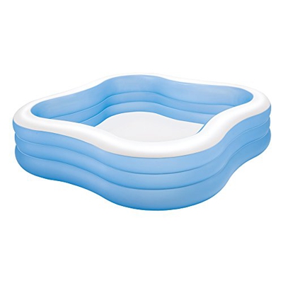Intex 57495NP - Piscina hinchable cuadrada 229 x 56 cm, 1.250 litros