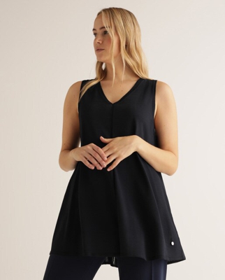 Couchel - Top De Punto De Mujer Talla Grande Con Escote En Pico