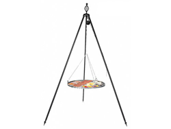 Trípode Barbacoa Oskar Altura 210 cm incl. Cadena y parrilla de rohstahl 70 cm características