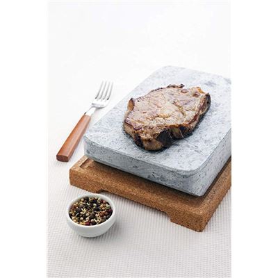 Täljsten Piedra para Cocción, Gris, 24x15x5 cm