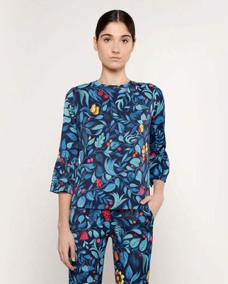 Mirto - Top De Mujer Estampado Manga 3/4