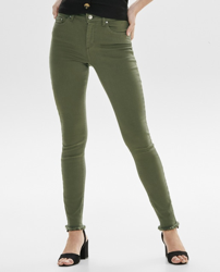 Only - Pantalón De Mujer Pitillo Y Tobillos Deshilachados precio