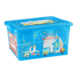 Mini Home - El Corte Inglés - Caja Organizadora Transportes Azul Grande características