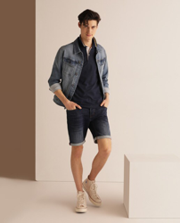 Easy Wear - Bermuda Vaquera De Hombre Azul características