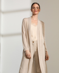 Compra Woman Limited El Corte Inglés - Chaqueta Larga De Punto De Mujer Con  Lino al mejor precio - Shoptize
