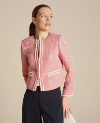 Woman El Corte Inglés - Chaqueta Tweed De Mujer Con Flecos precio