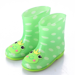 adorable decoración rana botas de lluvia sólida muchacho del niño / niña características